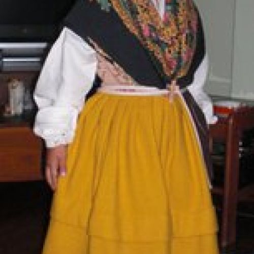 Traje de campurriana, de romeria, niña