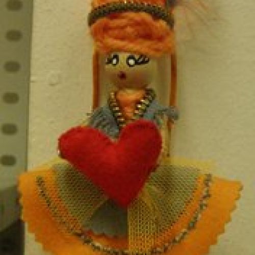 Broche "Quekas". Vendido