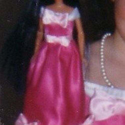 Muñeca con vestido de Cenicienta