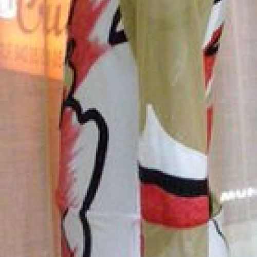 Detalle de manga derecha de maillot de patinaje artístico EN VENTA