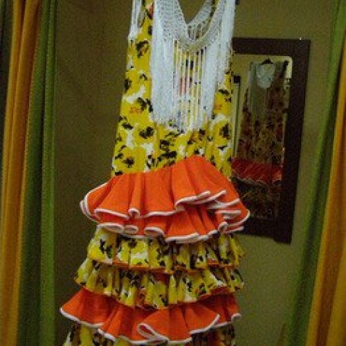 Traje flamenca