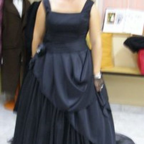 Vestido negro de novia (7) (Confeccionado en el año 2012)