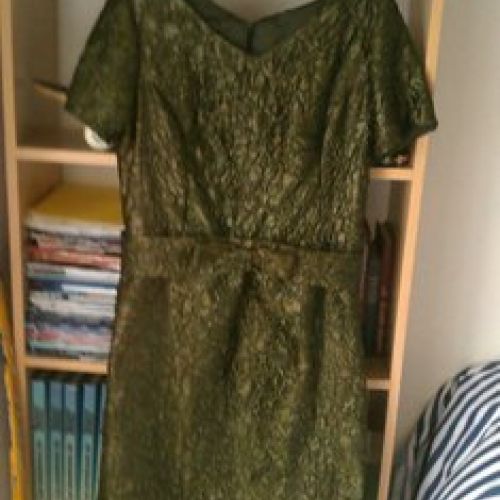 Vestido corto verde