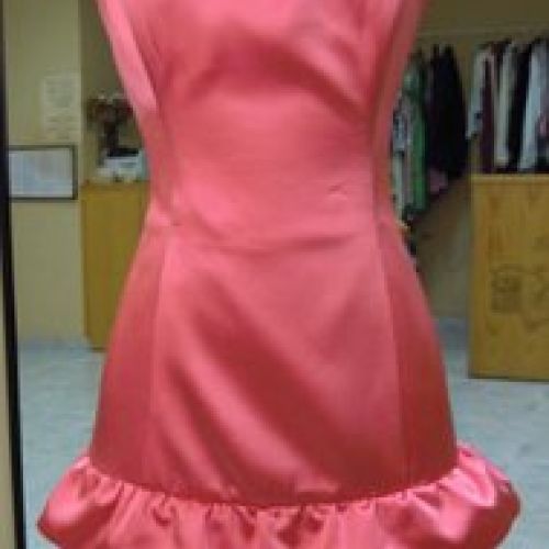 Vestido palabra de honor (delantero)