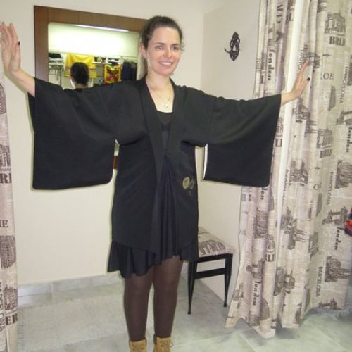 Kimono confeccionado con seda japonesa (3)