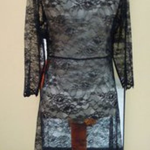 Sobrevestido de encaje (trasero)