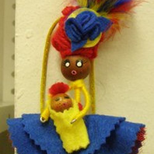 Broche "Quekas". Vendido