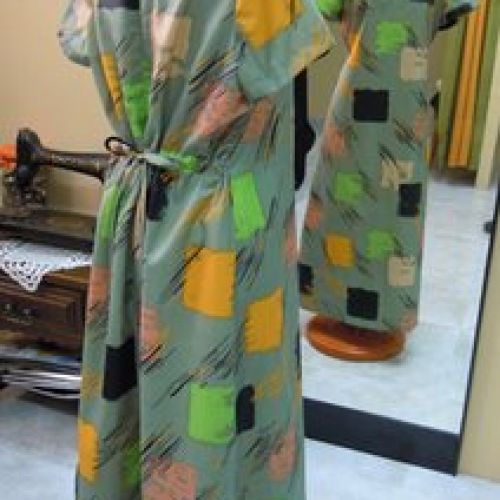Vestido estampado (trasero)