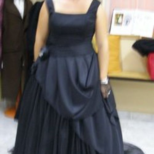 Vestido negro de novia (7) (Confeccionado en el año 2012)