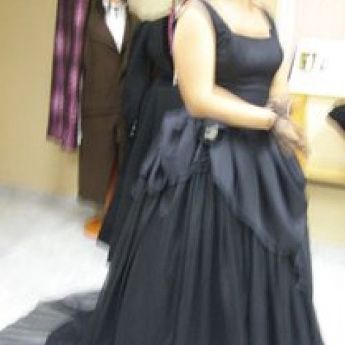 Vestido negro de novia (5) (Confeccionado en el año 2012)