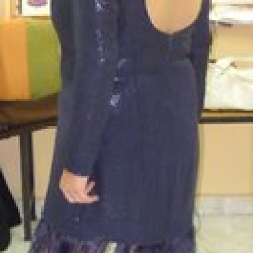 Vestido de paillets (trasero)