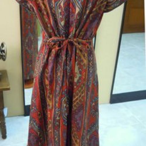 Vestido estampado (trasero)